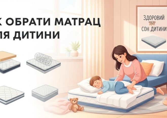 як обрати матрац для дитини