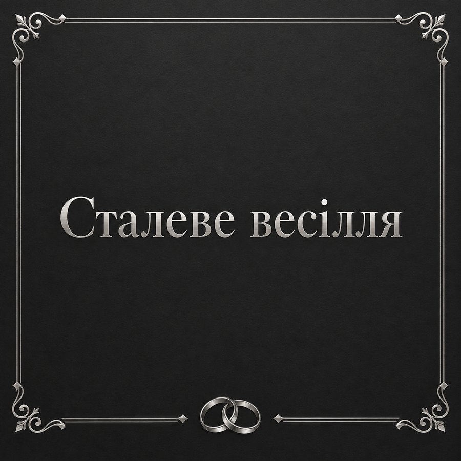 Листівка «Сталеве весілля» на 11 років весілля