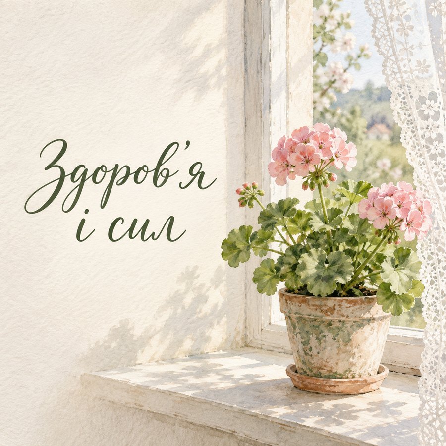 Листівка «Здоровʼя і сил» з 8 березня