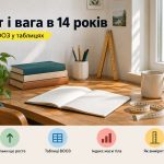 Зріст і вага дитини в 14 років