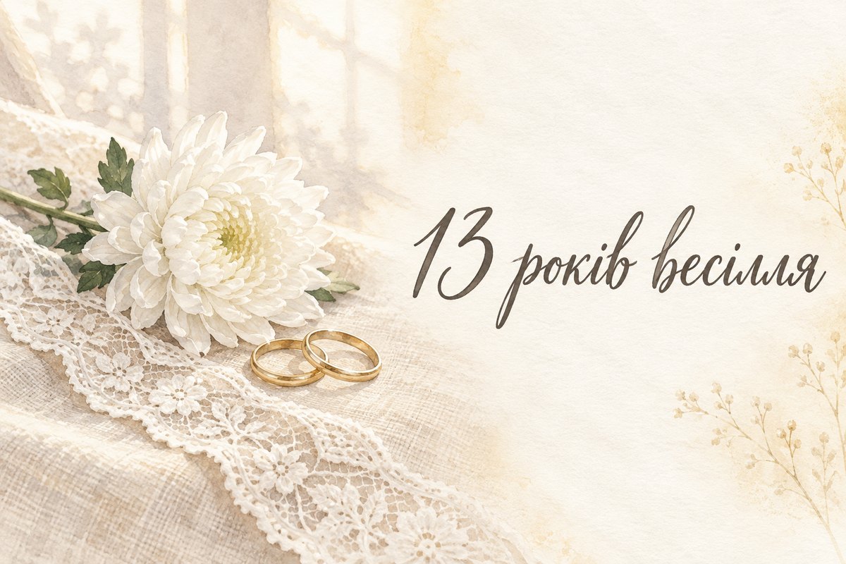 13 років весілля: яке це весілля, привітання і подарунки