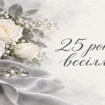 25 років весілля: срібне весілля, привітання і подарунки