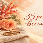 35 років весілля: коралове весілля, привітання і подарунки