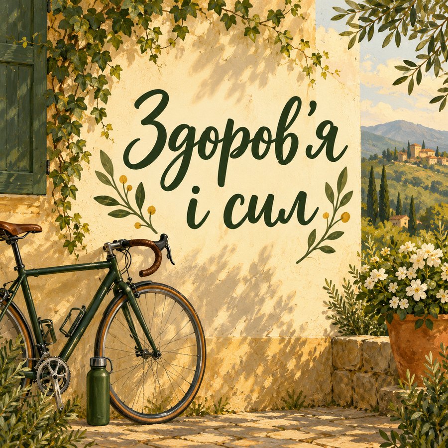 Листівка «Здоровʼя і сил» з днем народження сину