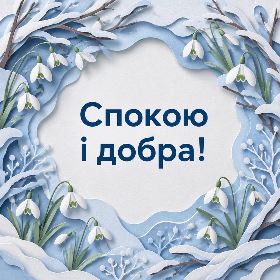Листівка «Спокою і добра!» до дня ангела