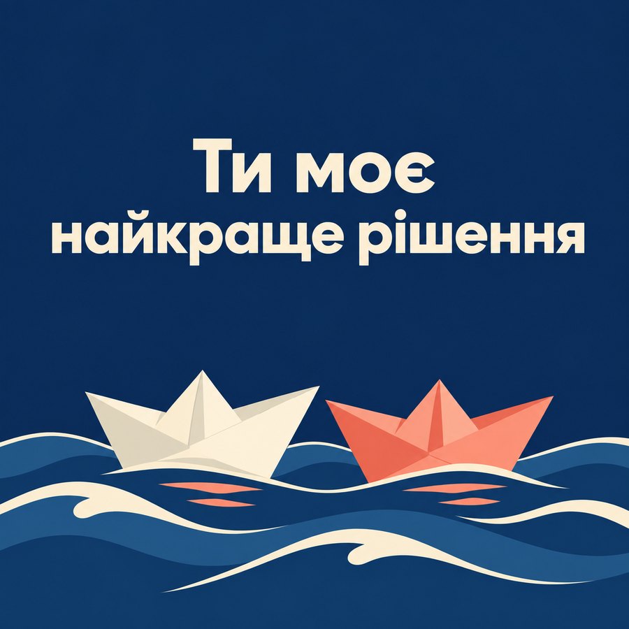 Листівка «Ти моє найкраще рішення» з Днем святого Валентина