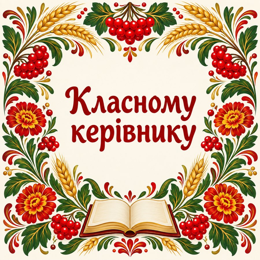 Листівка «Класному керівнику» до Дня учителя
