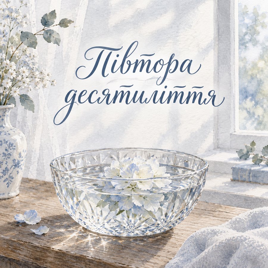 Листівка «Півтора десятиліття» на 15 років весілля