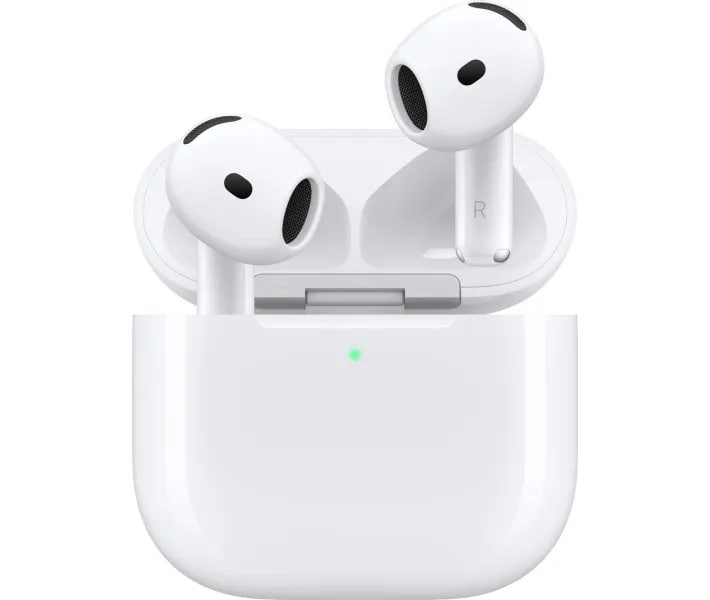 photo_2026-10-19_14-38-46 - TYME BLOG White wireless earbuds in an open charging case with a green indicator light on the front.