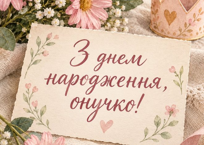 привітання онуці з днем народження
