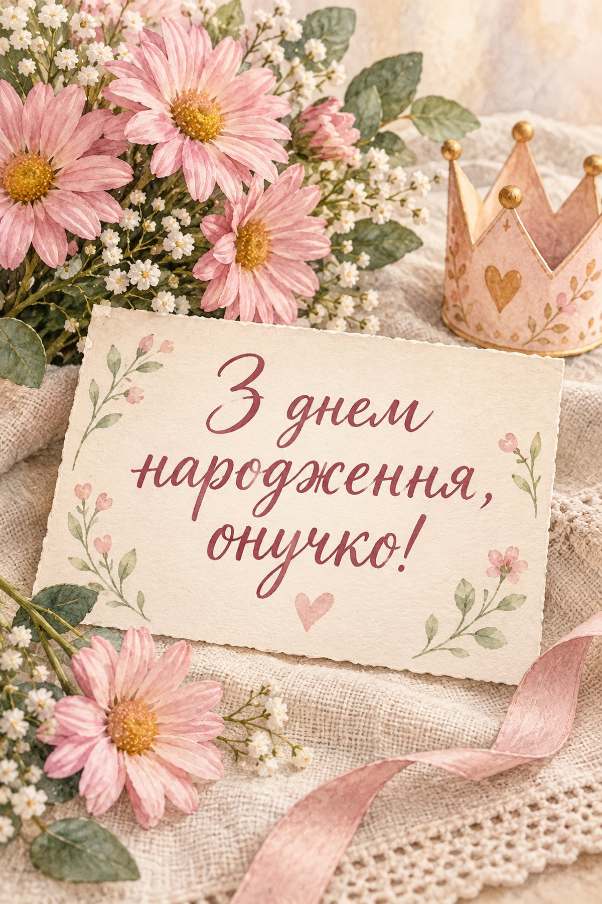 Привітання онуці з днем народження: 36 текстів