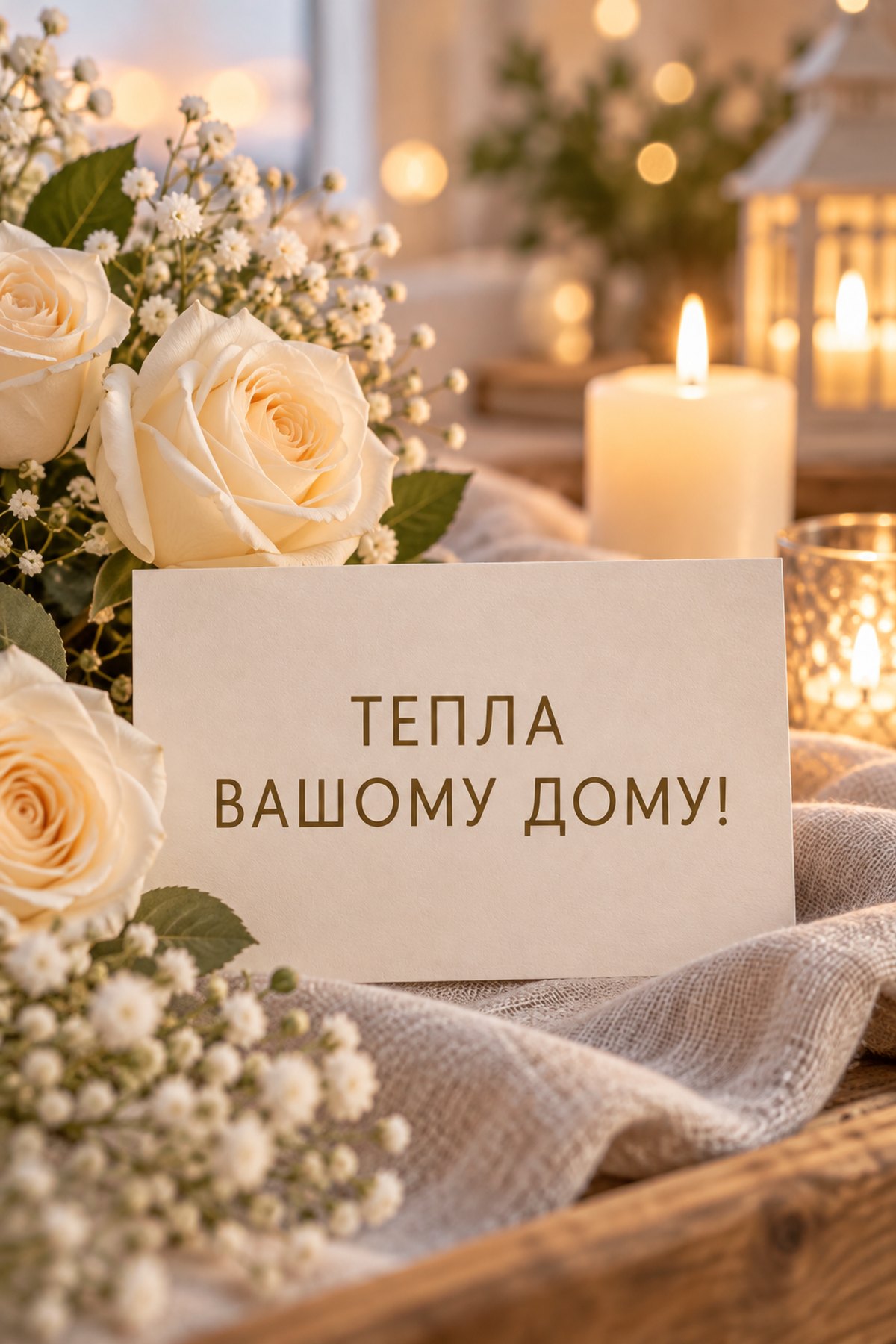святкова листівка молодятам