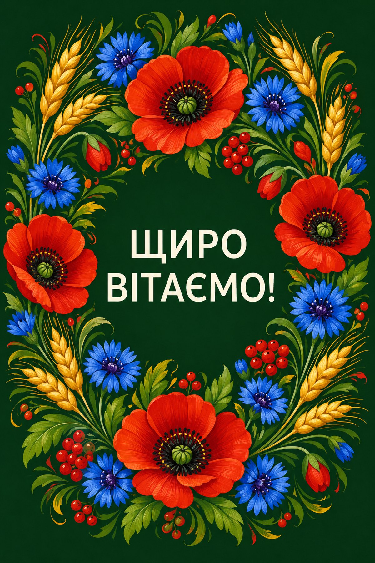 елегантна листівка з весіллям